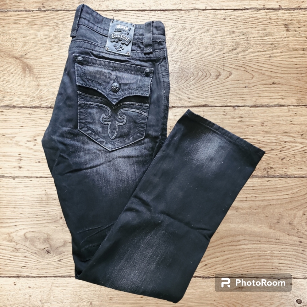 Rock Revival Black Jeans